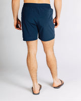 Fletcher Swim Trunk - Rhone - Navy - Back